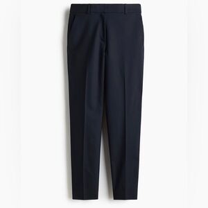 H&M Women's Navy Straight Leg Dress Trousers